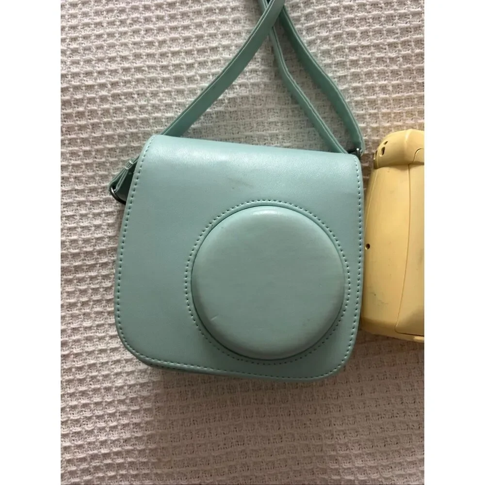 Fujifilm Instax Mini 8 Yellow Camera TESTED & WORKING (NO FILM) with case